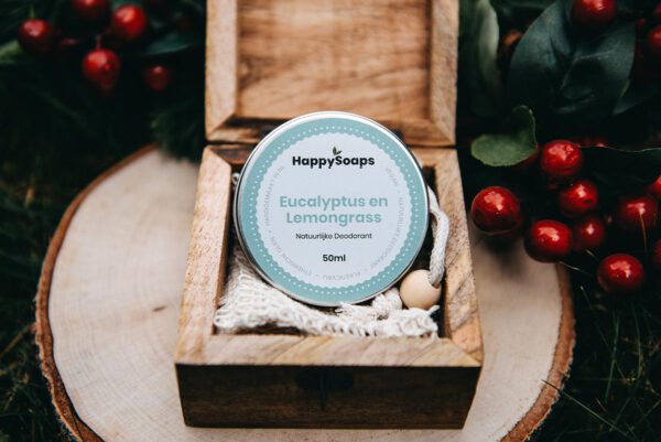 Happy Soaps - Deodorant Eucalyptus en Lemongrass