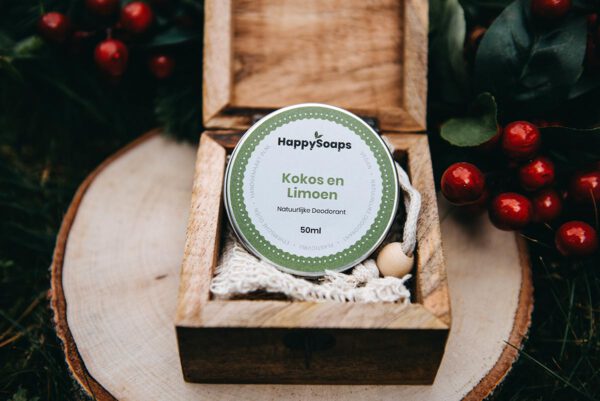 Happy Soaps - Deodorant Kokos en Limoen